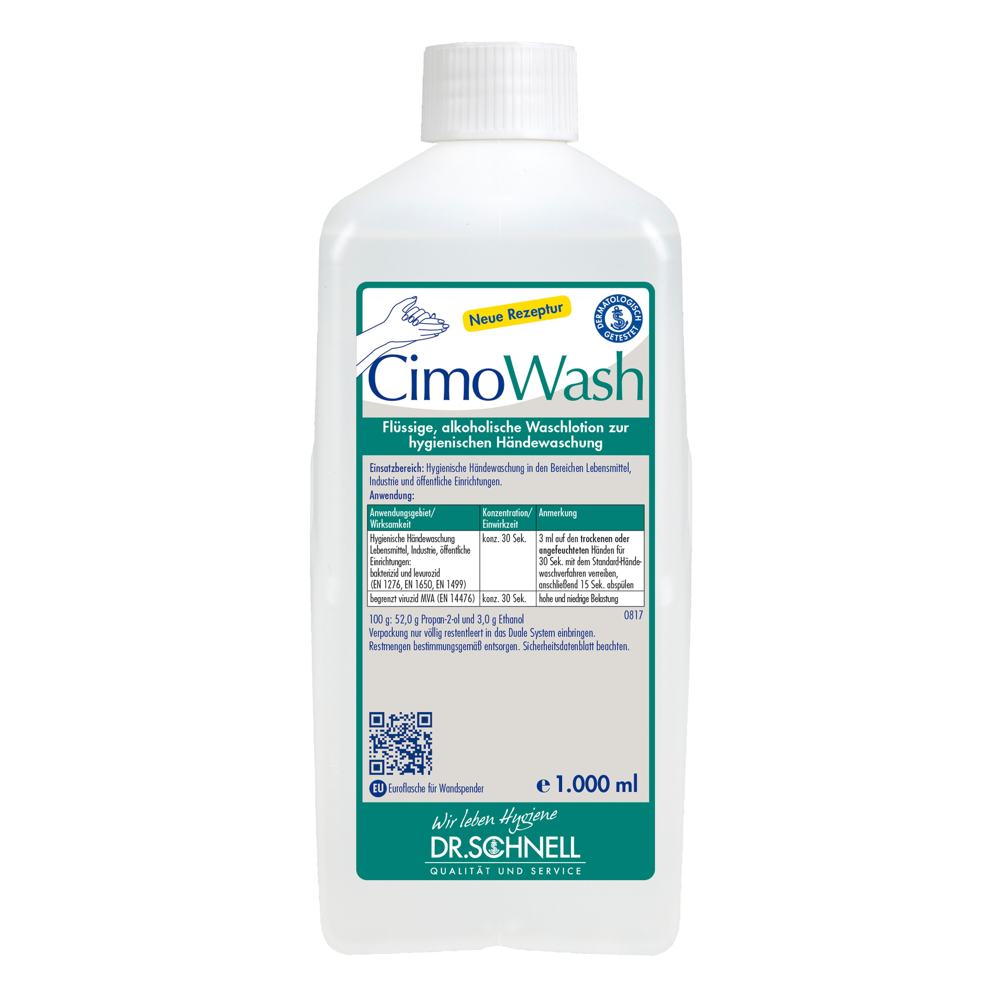 CimoWash Waschlotion Euroflasche, 1 Liter